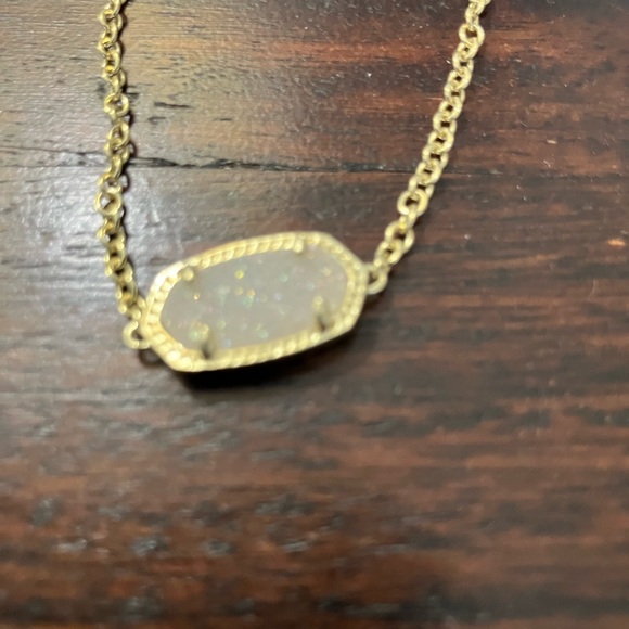 Kendra Scott Elaina Adjustable Chain Bracelet in Iridescent Drusy - Picture 5 of 7